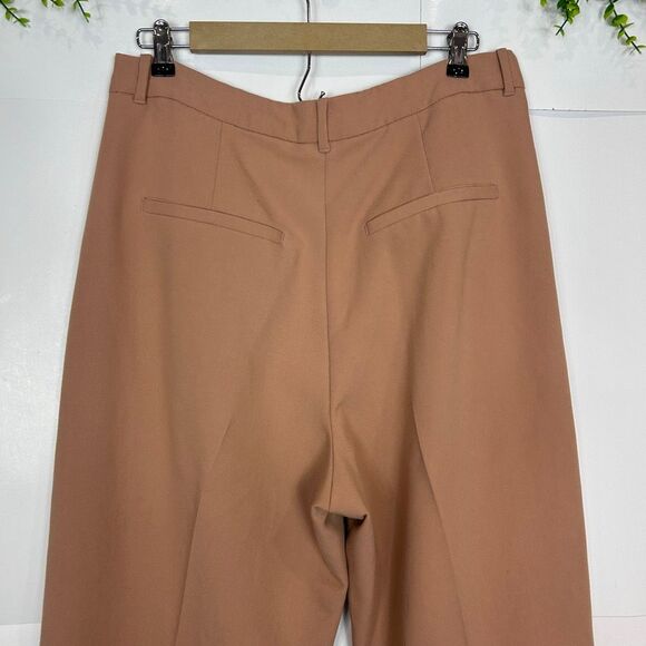 Abercrombie & Fitch Pants Trousers Womens 31 Brown Curve Love Tailored Wide Leg - Picture 3 of 16